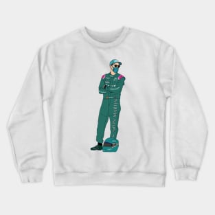 Sebastian Vettel- Arms Crossed Crewneck Sweatshirt